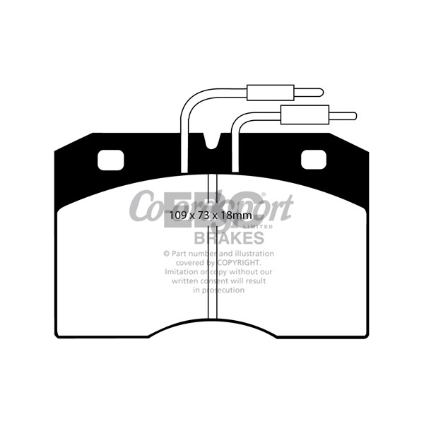 EBC Ultimax OEM Replacement Brake Pads image