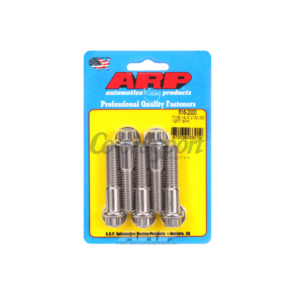 ARP 7/16-14 X 2.000 12pt SS bolts image