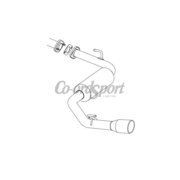 Fujitsubo Authorize S Exhaust NISSAN SERENA 2.0 2WD C25 MR20DE image