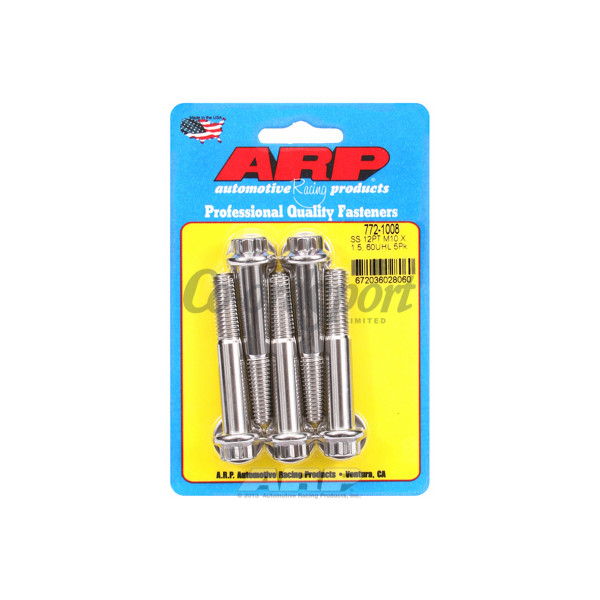 ARP M10 x 1.50 x 60 12pt SS bolts image