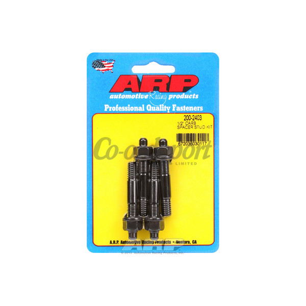 ARP 1/2 carburetor spacer stud kit 2.225 OAL image