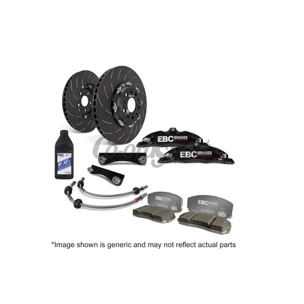EBC Racing Front Big Brake Kit for Porsche 911 (996/997) – Black image
