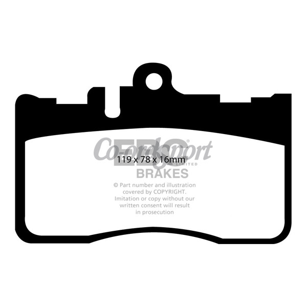 EBC Ultimax OEM Replacement Brake Pads image