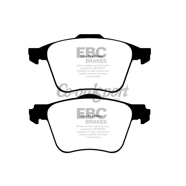 EBC Ultimax OEM Replacement Brake Pads image