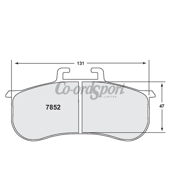 PFC 7852 RACE PAD SET - 05 CMPD 21 MM image