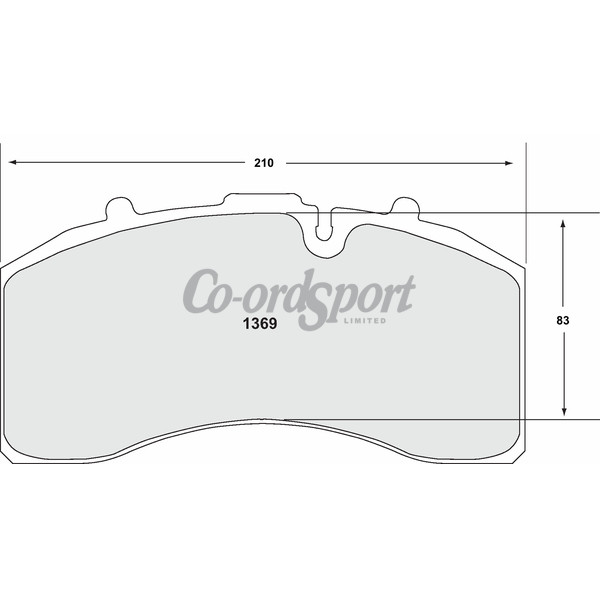 PFC 1369 Z-Rated Brake Pad Set image