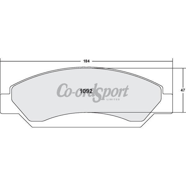 PFC 1092 Z-Rated Brake Pad Set image