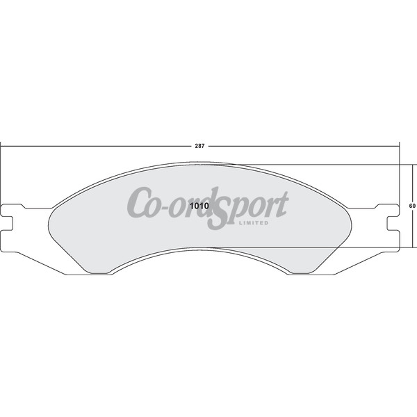 PFC 1010 Z-Rated Brake Pad Set image