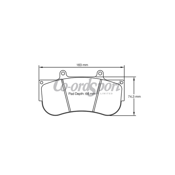 Pagid Racing Brake Pads - RSL2E image