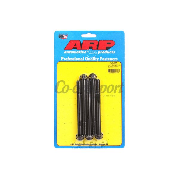 ARP 3/8-24 x 4.500 12pt black oxide bolts image
