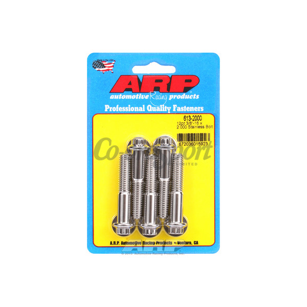 ARP 3/8-16 x 2.000 12pt SS bolts image