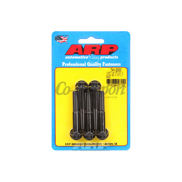 ARP 5/16-24 x 2.000 12pt black oxide bolts image