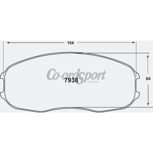 PFC 7938 Race Pad Set - 11 Compound 30 mm image