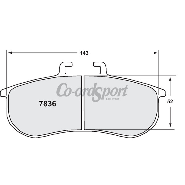 PFC 7836 Race Pad Set - 35 Compound 31 mm image