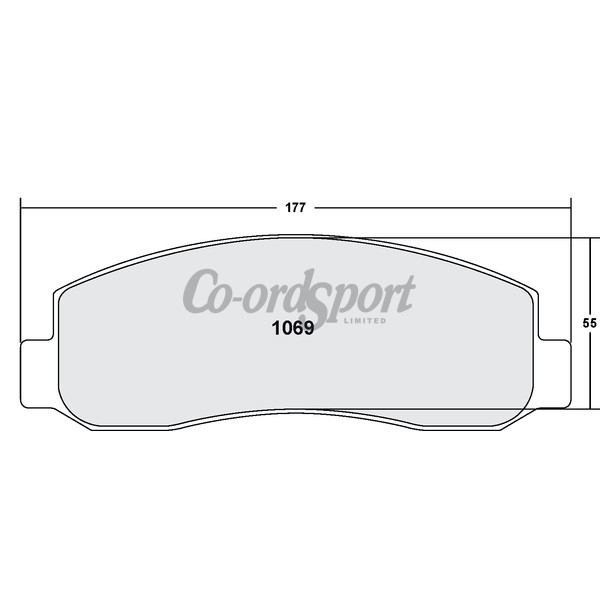 PFC 1069 Z-Rated Brake Pad Set image