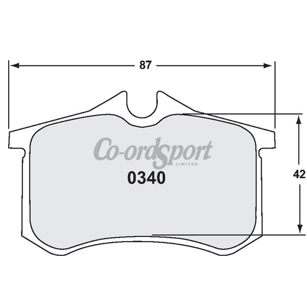 PFC 0340 Race Pad Set - 11 Compound 15 mm image