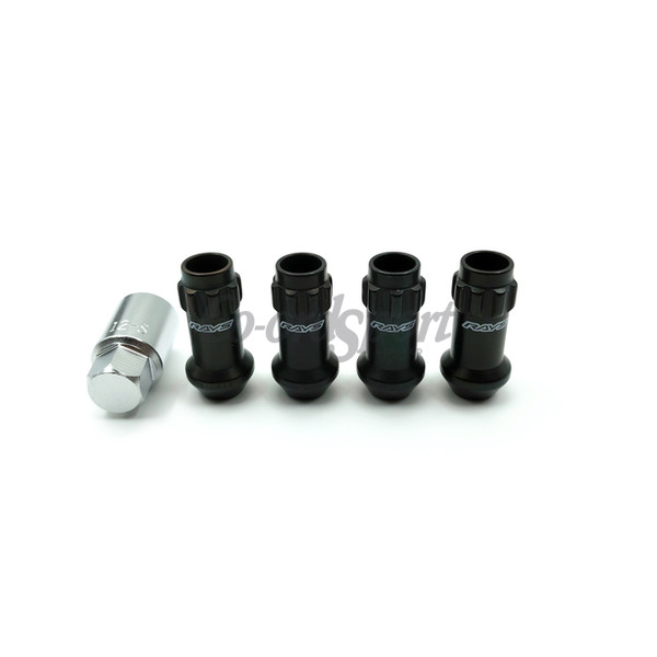 RAYS 17HEX RACING LOCK NUT L48 LONG 12X1.5 BK (Black) image