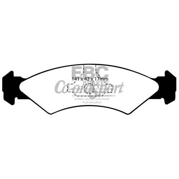 EBC Ultimax OEM Replacement Brake Pads image