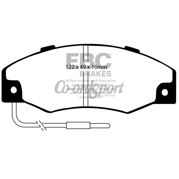 EBC Ultimax OEM Replacement Brake Pads image