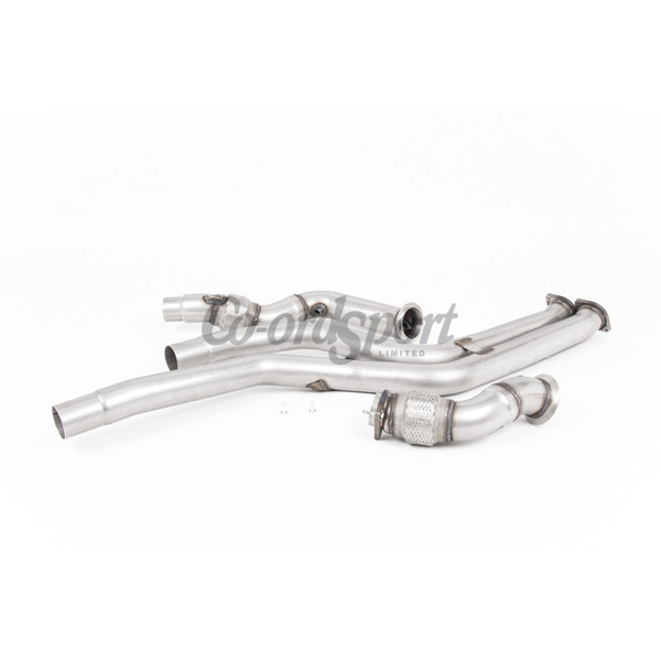 Milltek Large-bore Downpipes and Cat Bypass Pipes - BMW 2Se image