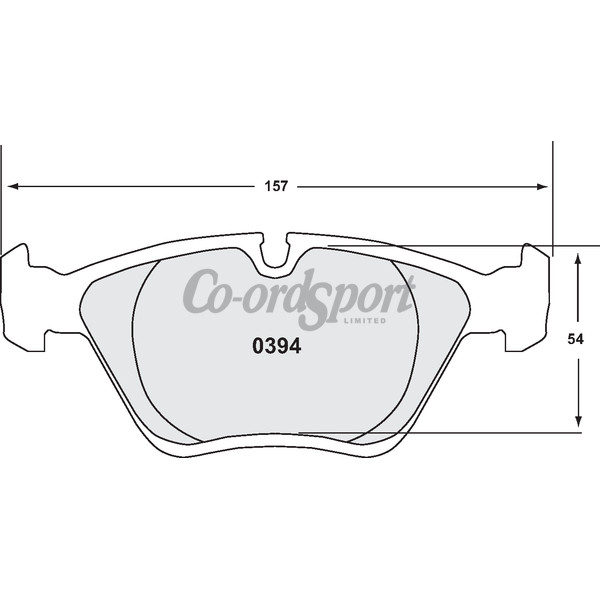 PFC 394 Race Pad Set - 08 Compound 20 mm image