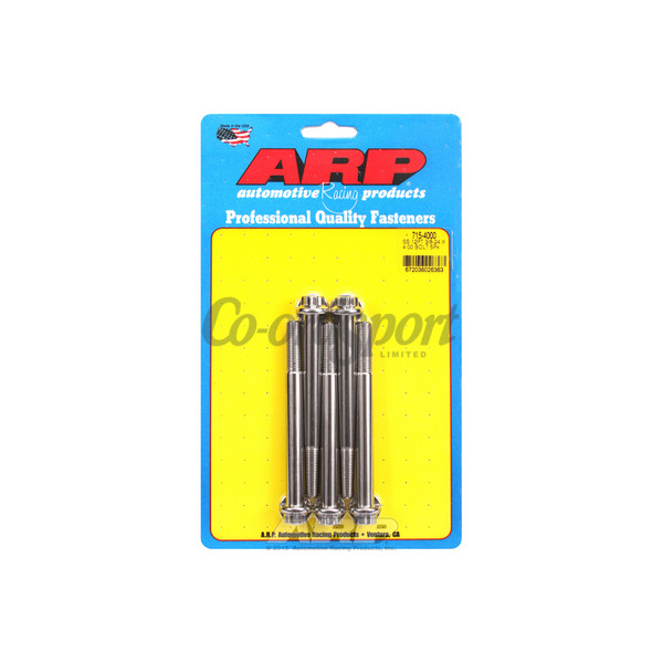 ARP 3/8-24 x 4.000 12pt 7/16 wrenching SS bolts image