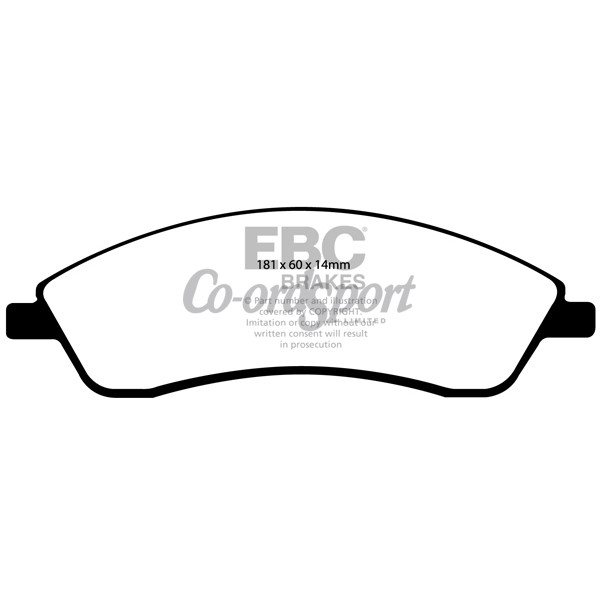 EBC Ultimax OEM Replacement Brake Pads image