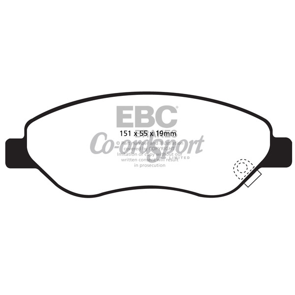 EBC Ultimax OEM Replacement Brake Pads image