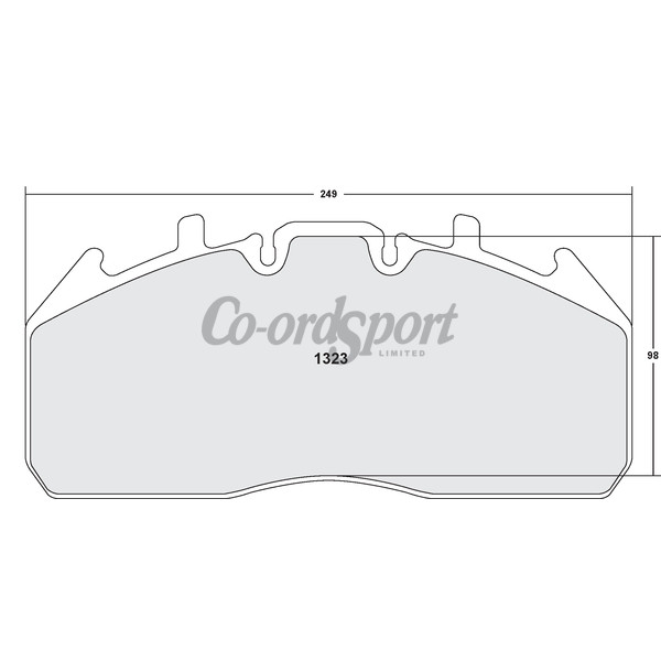 PFC 1323 Brake Pad Set Anti-Corrosion image