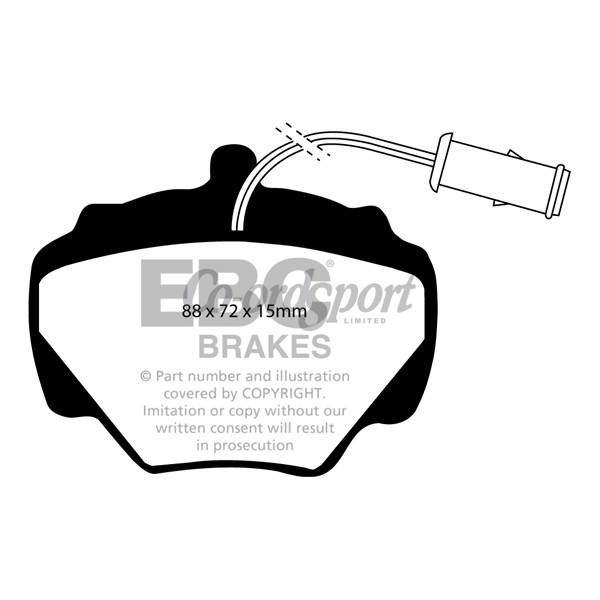 EBC Ultimax OEM Replacement Brake Pads image