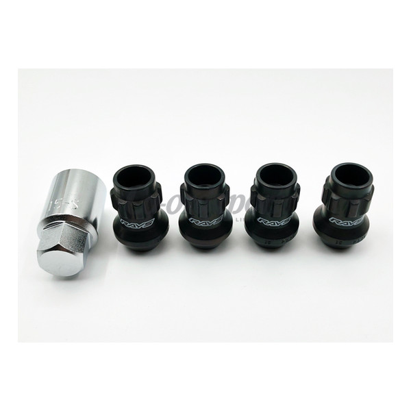 RAYS 17HEX RACING LOCK NUT L35 MED 12X1.25 BK (Black) image