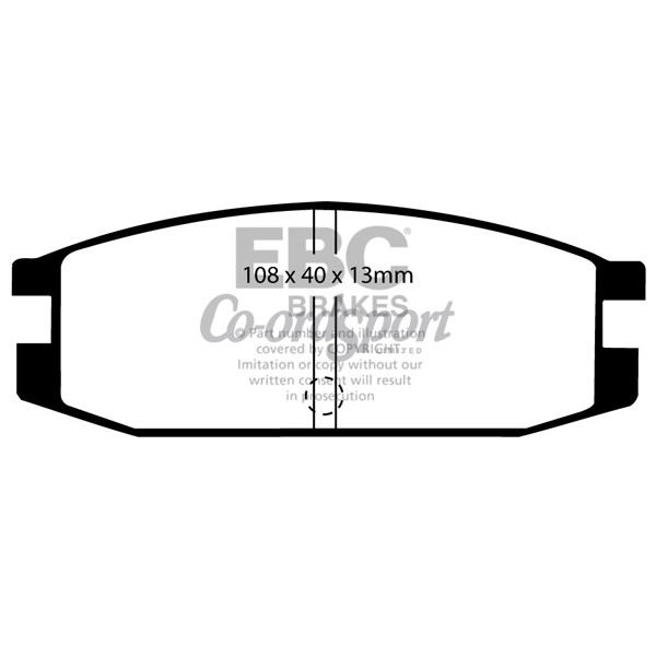 EBC Ultimax OEM Replacement Brake Pads image