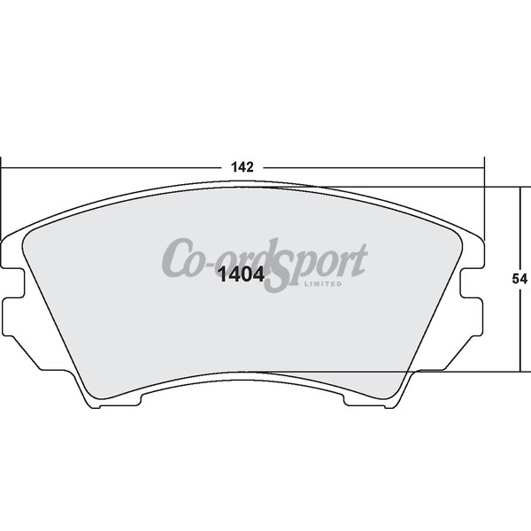 PFC 1404 Z-Rated Brake Pad Set image