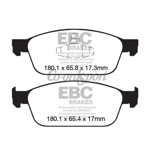 EBC Ultimax OEM Replacement Brake Pads image