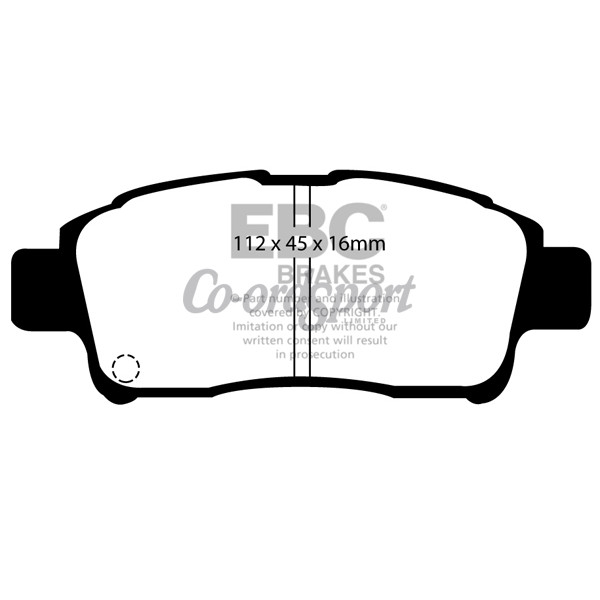 EBC Ultimax OEM Replacement Brake Pads image