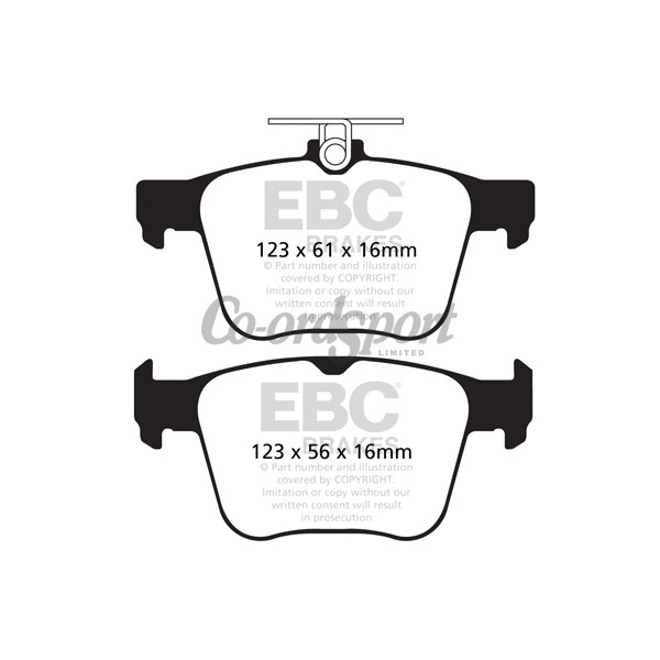 EBC Ultimax OEM Replacement Brake Pads image