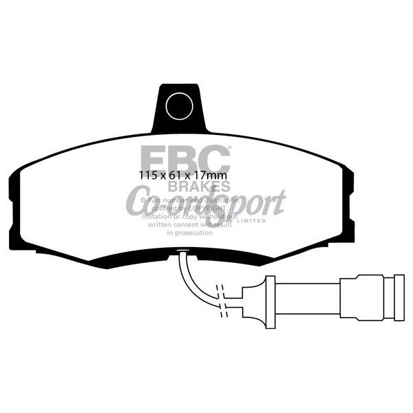 EBC Ultimax OEM Replacement Brake Pads image