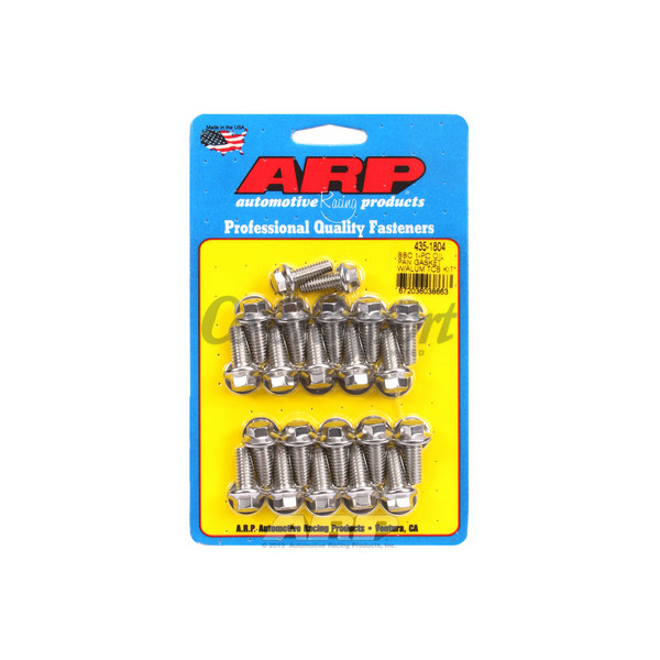 ARP BB Chevy1-pc oil pan gasket w/alum timing cover hex bolt image