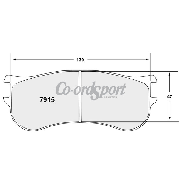 PFC 7915 Race Pad Set - 11 Compound 19 mm image