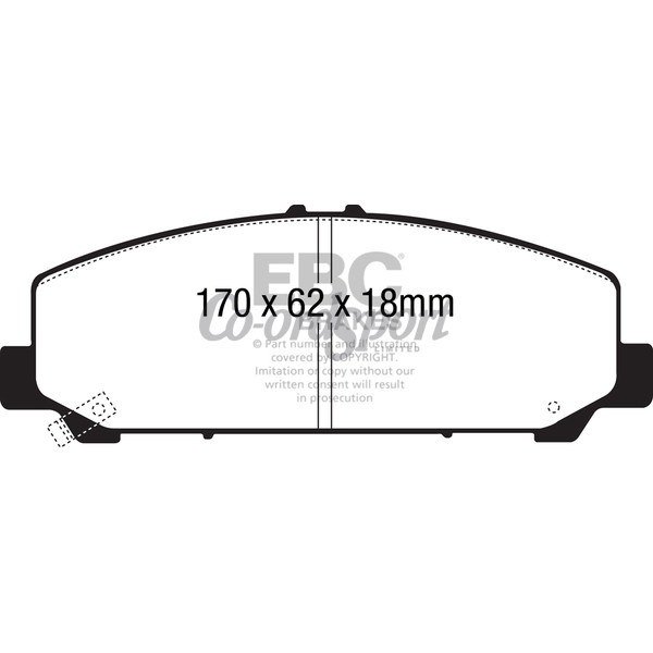 EBC Ultimax OEM Replacement Brake Pads image