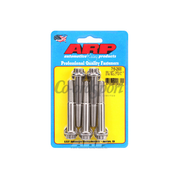 ARP 3/8-24 x 2.500 12pt 7/16 wrenching SS bolts image