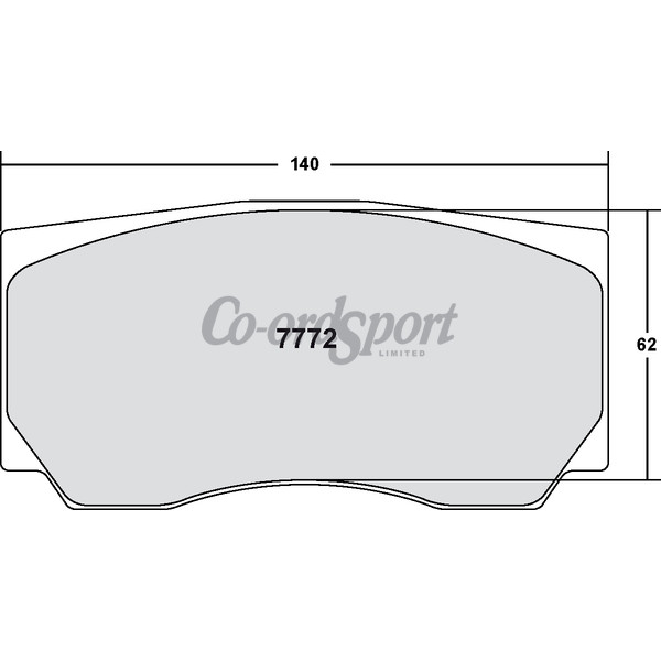 PFC 7772 Race Pad Set - 11 Compound 28 mm image