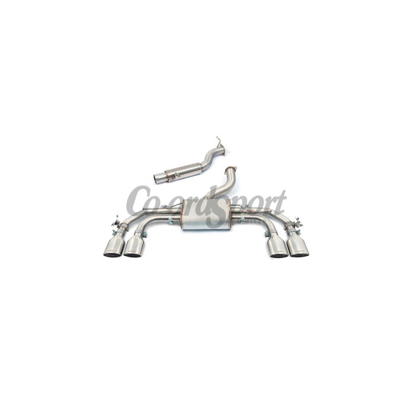Cobra Audi S3 8Y Saloon 20- GPF Back Race System Resonated Valved image
