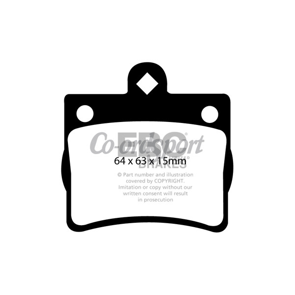 EBC Ultimax OEM Replacement Brake Pads image