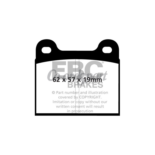 EBC Ultimax OEM Replacement Brake Pads image