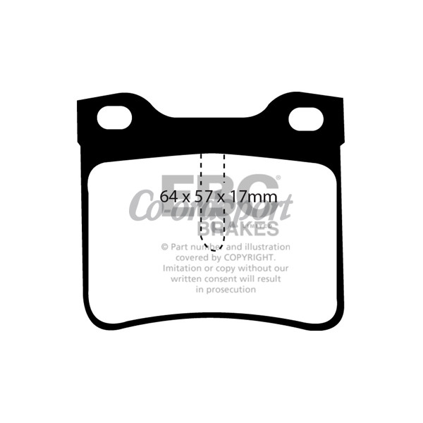 EBC Ultimax OEM Replacement Brake Pads image