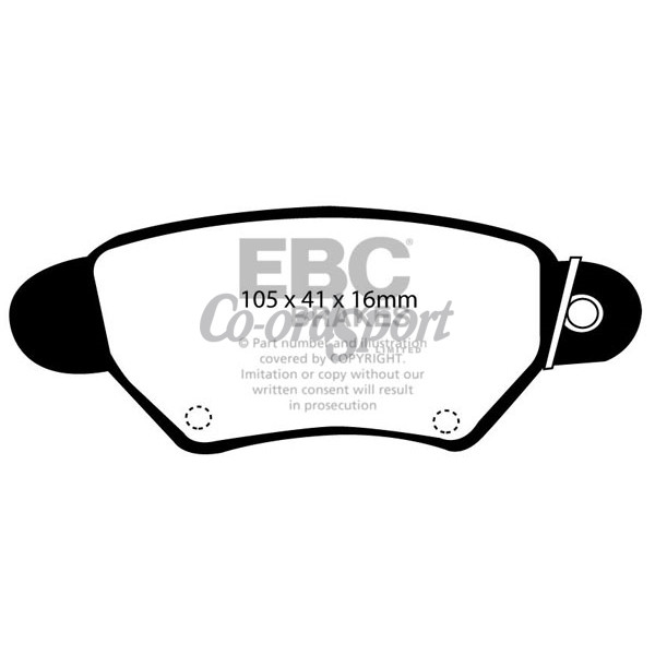 EBC Ultimax OEM Replacement Brake Pads image