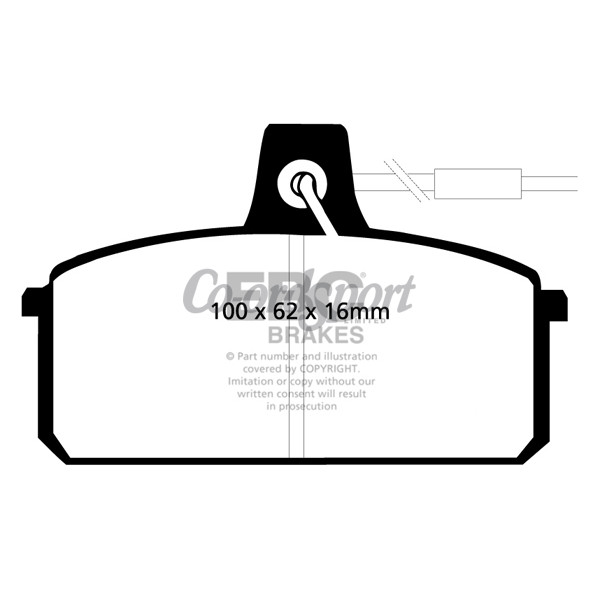 EBC Ultimax OEM Replacement Brake Pads image