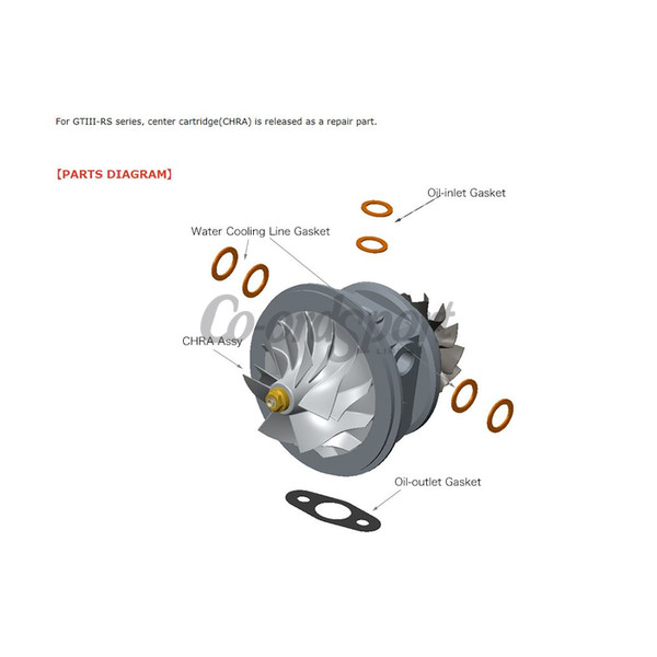 HKS GT3-SS Turbo Center Cartridge (Chra) image