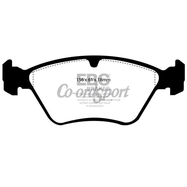 EBC Ultimax OEM Replacement Brake Pads image